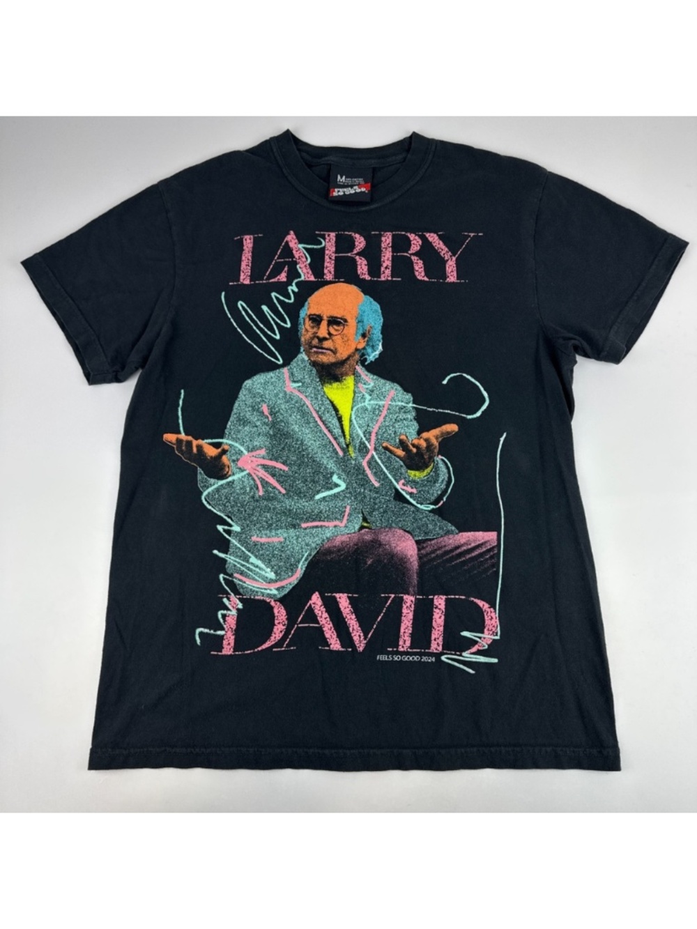 Feels So Good Mens Size M Larry David Curb Your Enthusiasm Black
